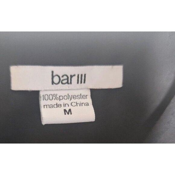 Bar III Blouse M Sleeveless Floral Mixed Pattern Patchwork Design Casual Womens - Picture 3 of 9